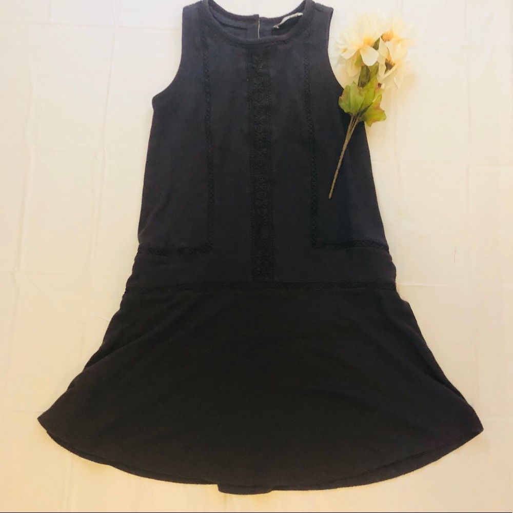 💗Ann Taylor Loft Adorable Gray/Blue Dress